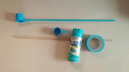 Cat Training Wand With Treat Cup DIY